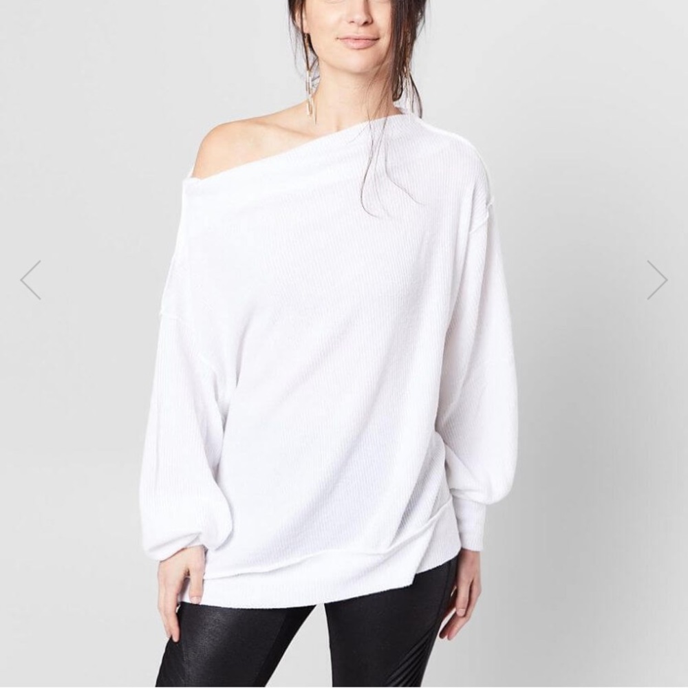 Free People Main Squeeze Hacci Sweater Top